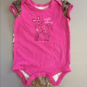 Carhartt baby girl onesie
